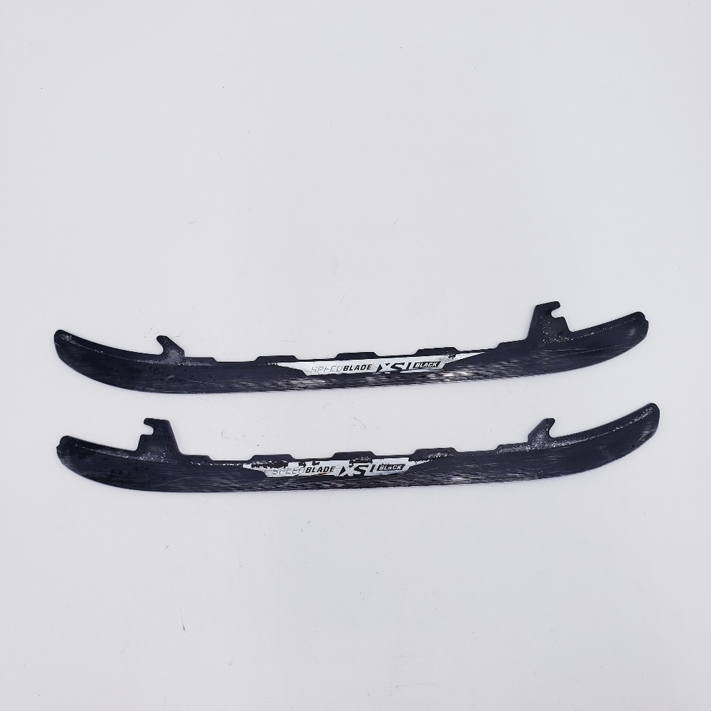 CCM Speedblade XS Black Oxide 2mm Runner Hockey Skate Blades (Pair) Size 271 R